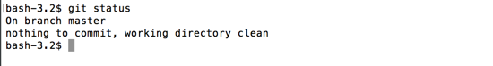 clean git status