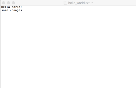 adding some changes to hello_world